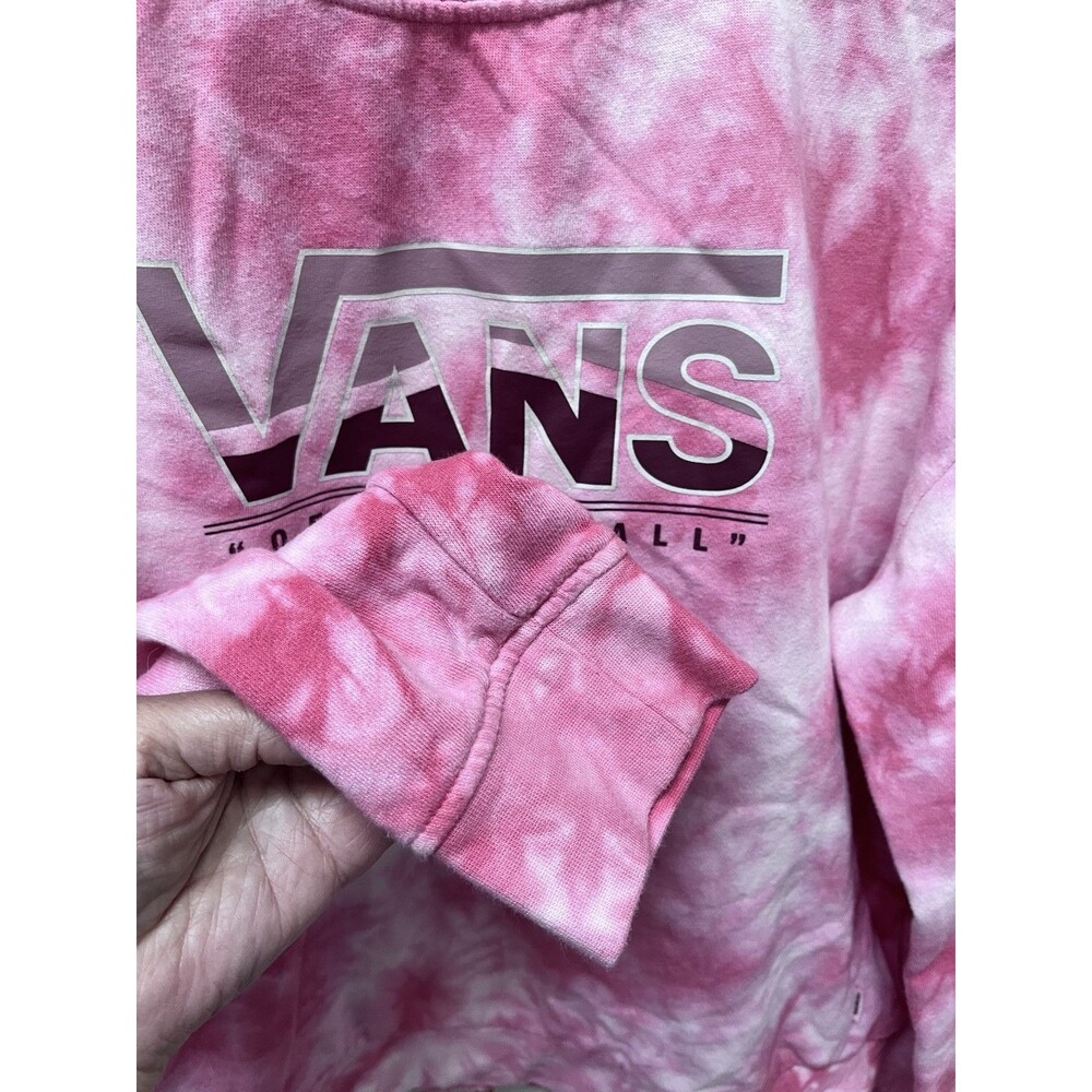 Vans Pink Tie-Dye Crewneck Sweatshirt - Picture 4 of 6